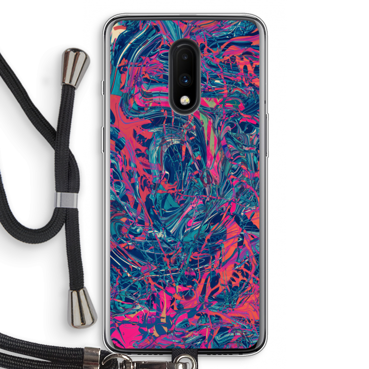 Sleeping Dreams: OnePlus 7 Transparant Hoesje met koord