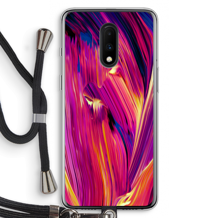 Phoenix: OnePlus 7 Transparant Hoesje met koord