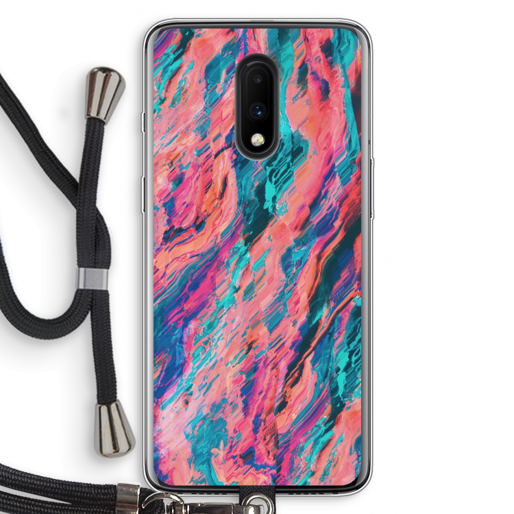 Electric Times: OnePlus 7 Transparant Hoesje met koord