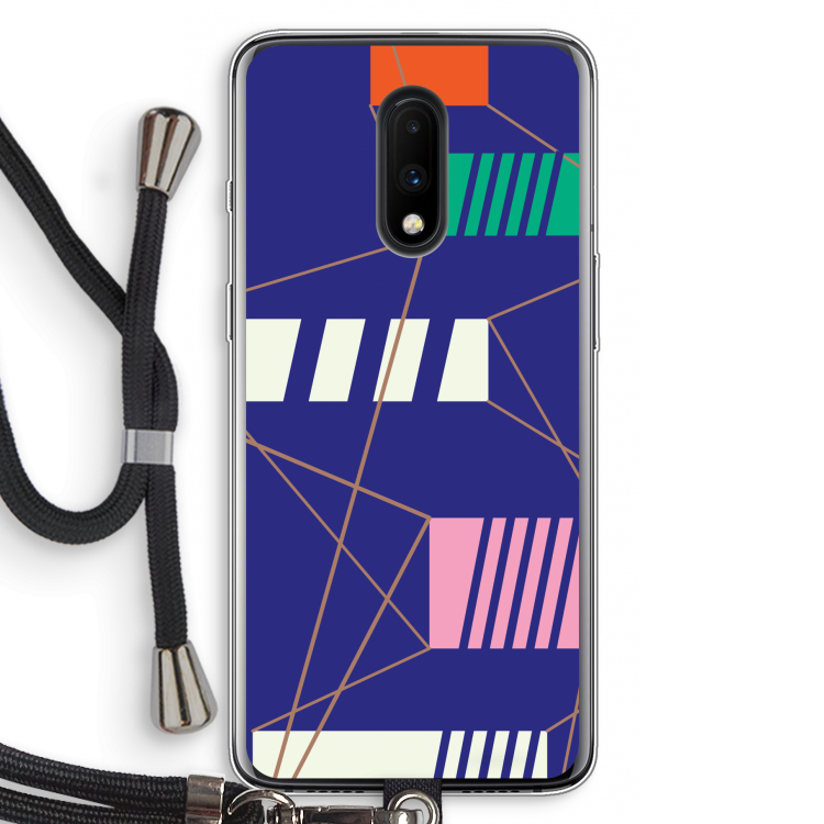 Gestalte 5: OnePlus 7 Transparant Hoesje met koord