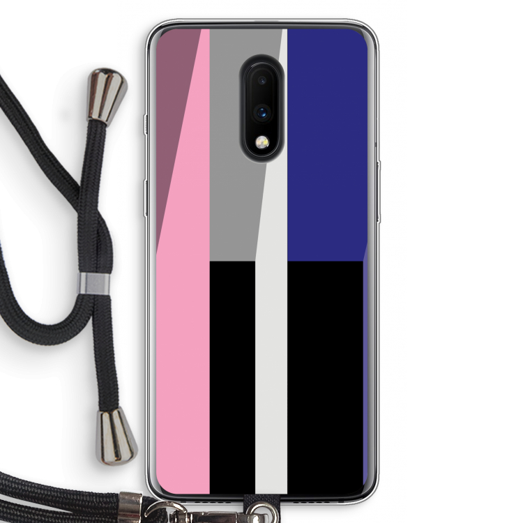 Gestalte 4: OnePlus 7 Transparant Hoesje met koord