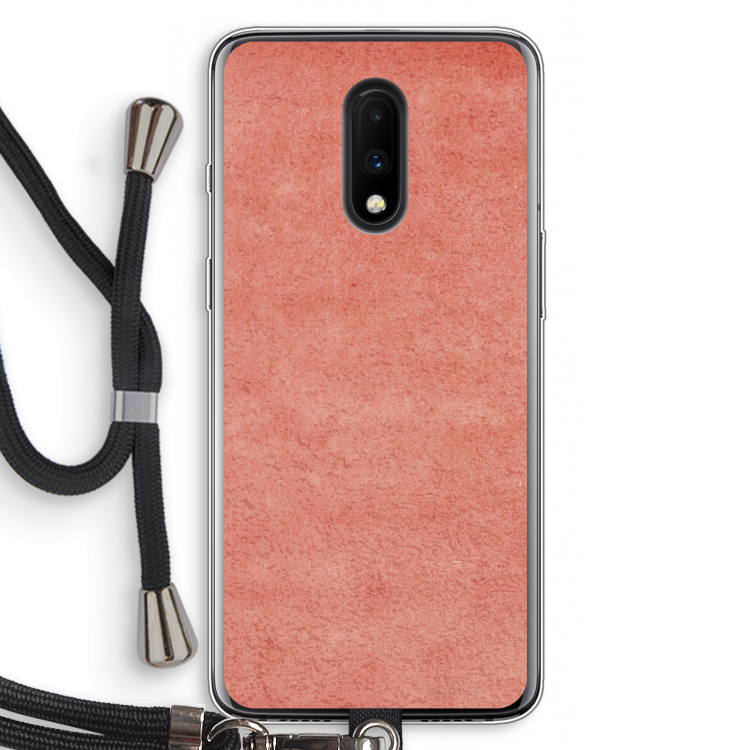 Marrakech Walls: OnePlus 7 Transparant Hoesje met koord