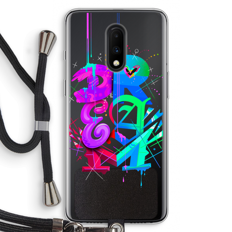 Dream: OnePlus 7 Transparant Hoesje met koord