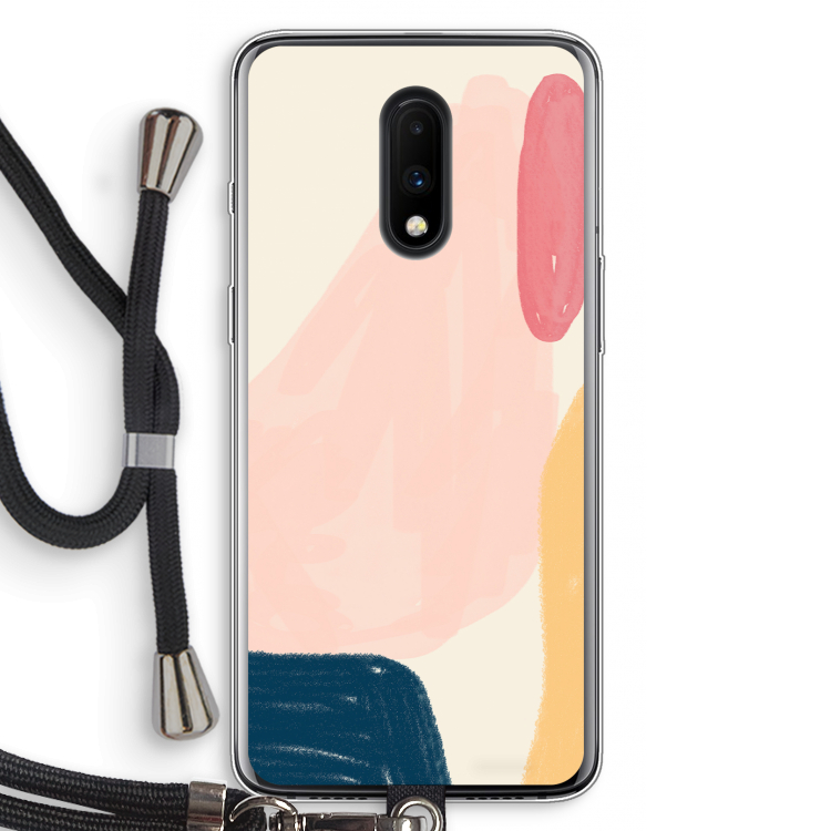 Saturday Flow: OnePlus 7 Transparant Hoesje met koord