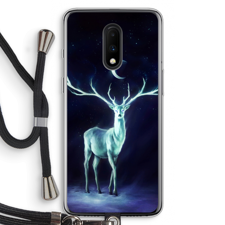 Nightbringer: OnePlus 7 Transparant Hoesje met koord
