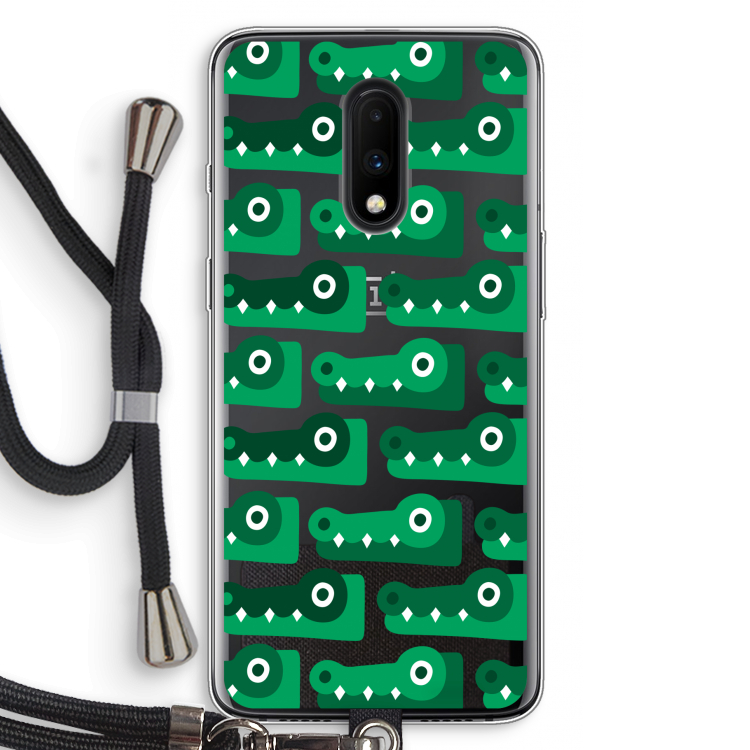 Crocs: OnePlus 7 Transparant Hoesje met koord