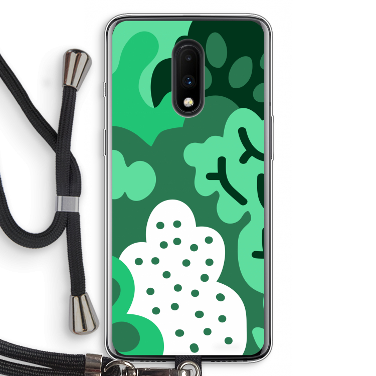 Bushes: OnePlus 7 Transparant Hoesje met koord