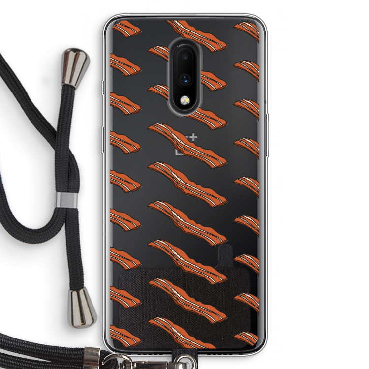 Bacon to my eggs #2: OnePlus 7 Transparant Hoesje met koord