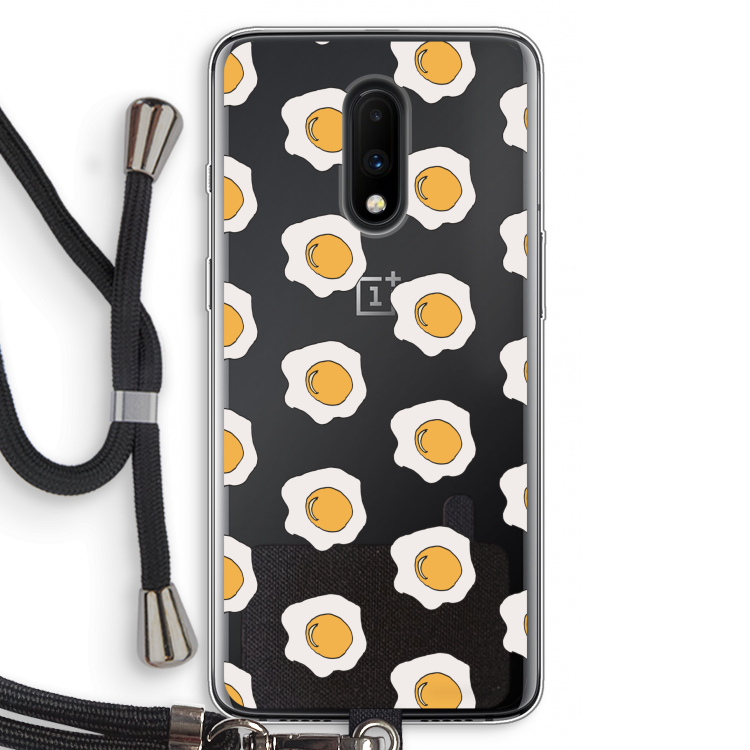 Bacon to my eggs #1: OnePlus 7 Transparant Hoesje met koord