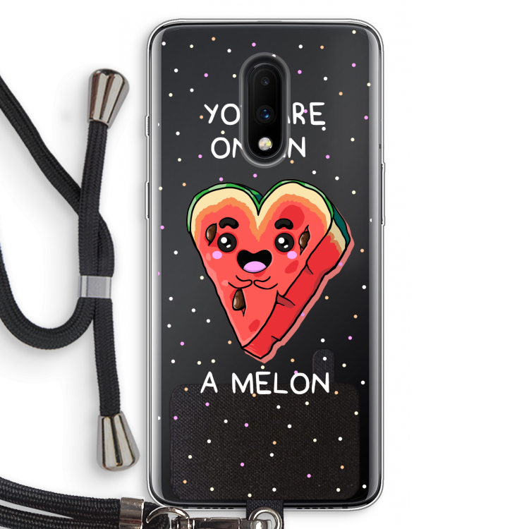 One In A Melon: OnePlus 7 Transparant Hoesje met koord