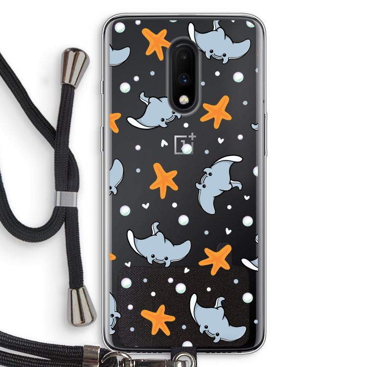 Manta: OnePlus 7 Transparant Hoesje met koord