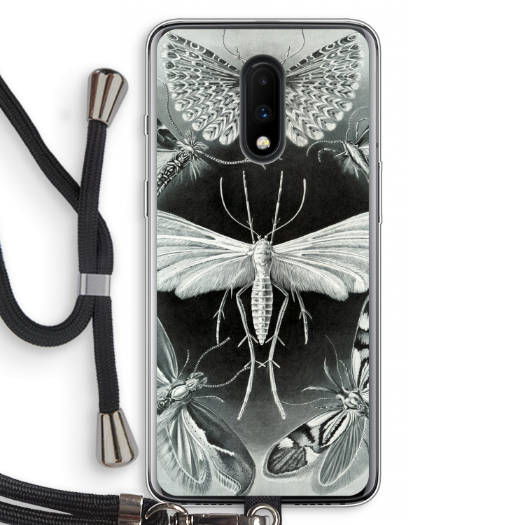Haeckel Tineida: OnePlus 7 Transparant Hoesje met koord