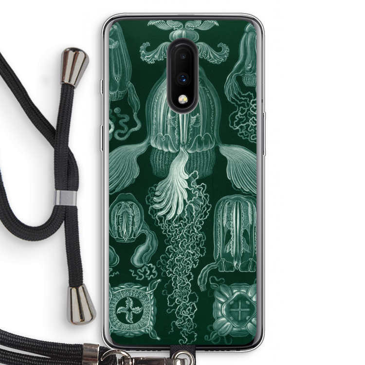 Haeckel Cubomedusae: OnePlus 7 Transparant Hoesje met koord