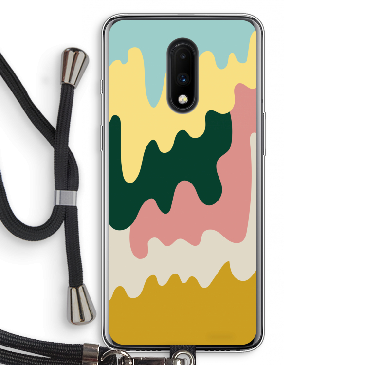 Baar B: OnePlus 7 Transparant Hoesje met koord