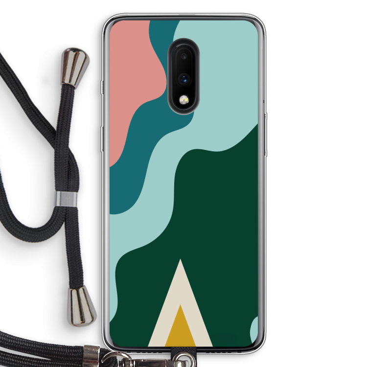 Noor B: OnePlus 7 Transparant Hoesje met koord