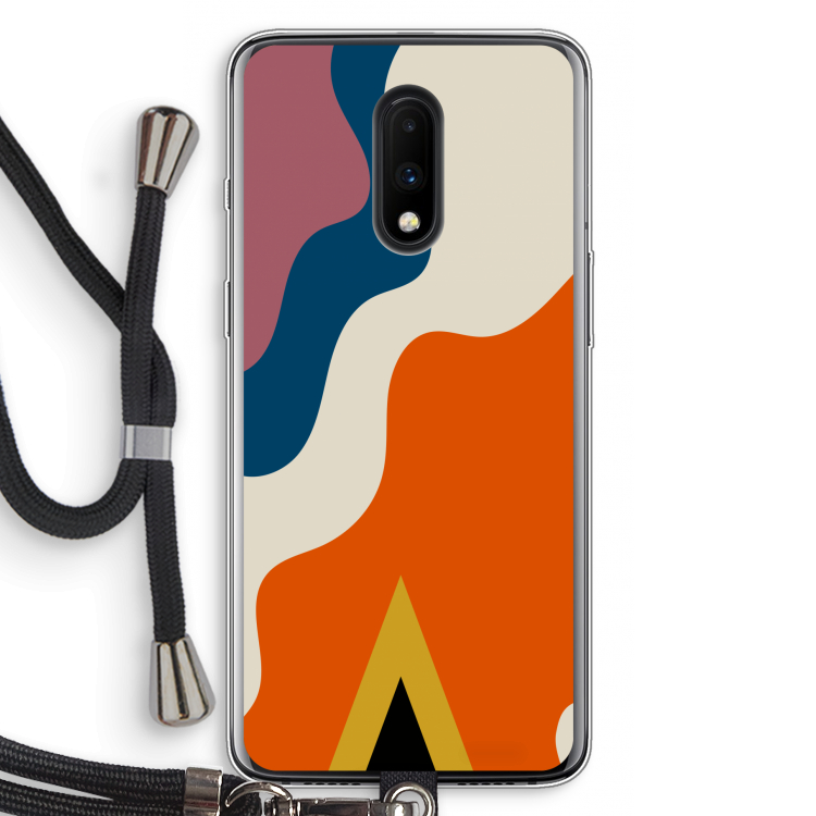 Noor A: OnePlus 7 Transparant Hoesje met koord
