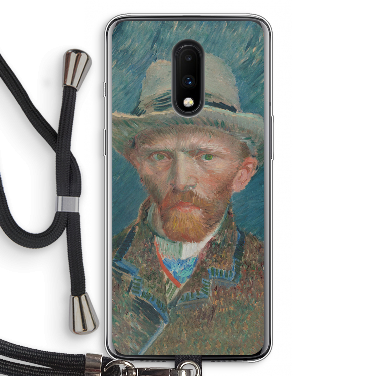 Van Gogh: OnePlus 7 Transparant Hoesje met koord