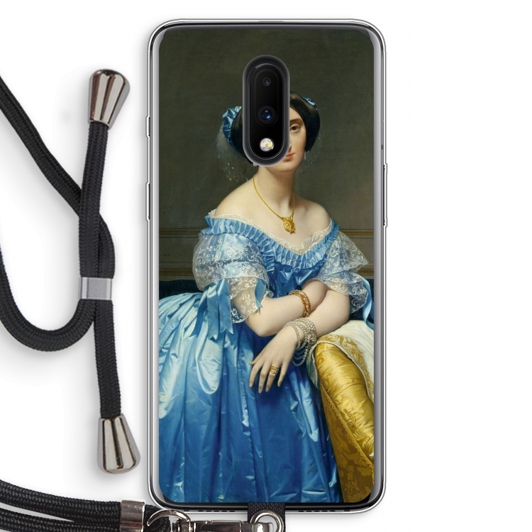 Eleonore: OnePlus 7 Transparant Hoesje met koord