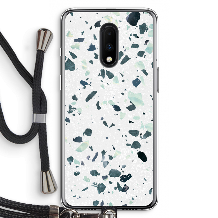 Terrazzo N°2: OnePlus 7 Transparant Hoesje met koord