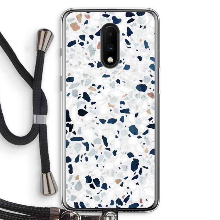 Terrazzo N°1: OnePlus 7 Transparant Hoesje met koord