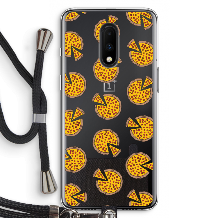 You Had Me At Pizza: OnePlus 7 Transparant Hoesje met koord