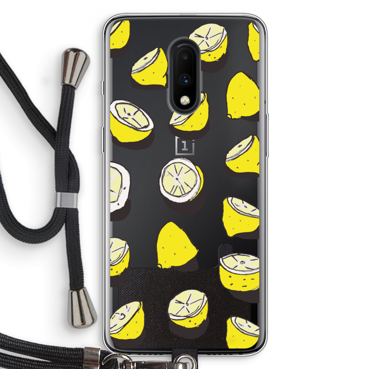 When Life Gives You Lemons...: OnePlus 7 Transparant Hoesje met koord