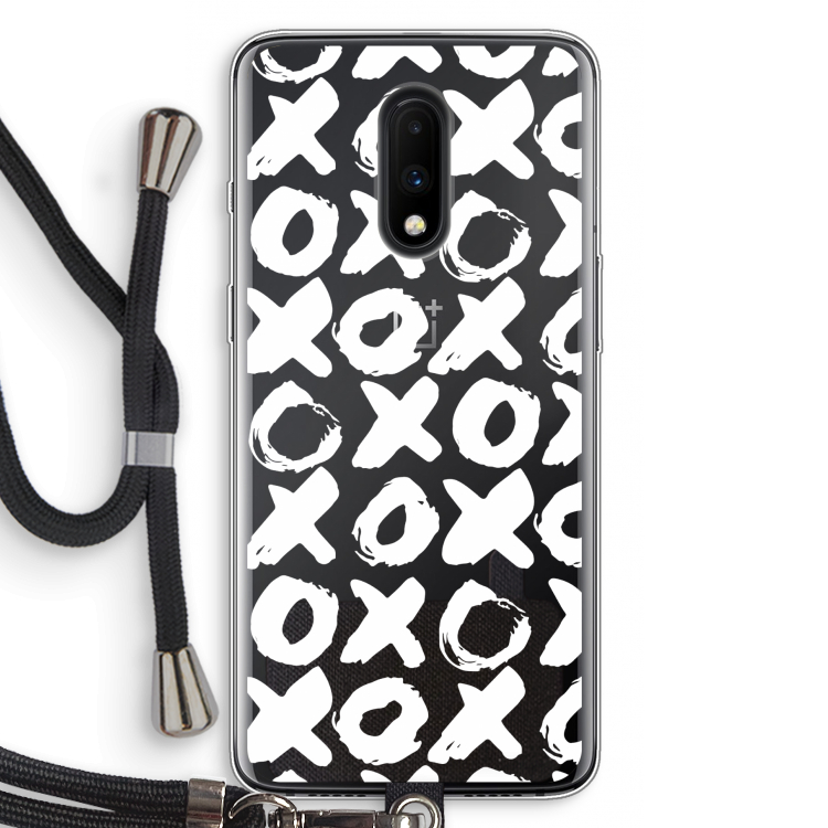 XOXO: OnePlus 7 Transparant Hoesje met koord