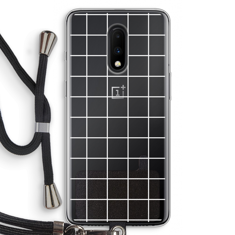 Rooster 2: OnePlus 7 Transparant Hoesje met koord