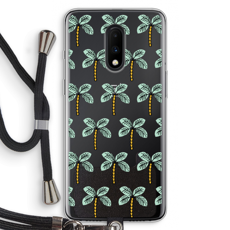 Paradise: OnePlus 7 Transparant Hoesje met koord