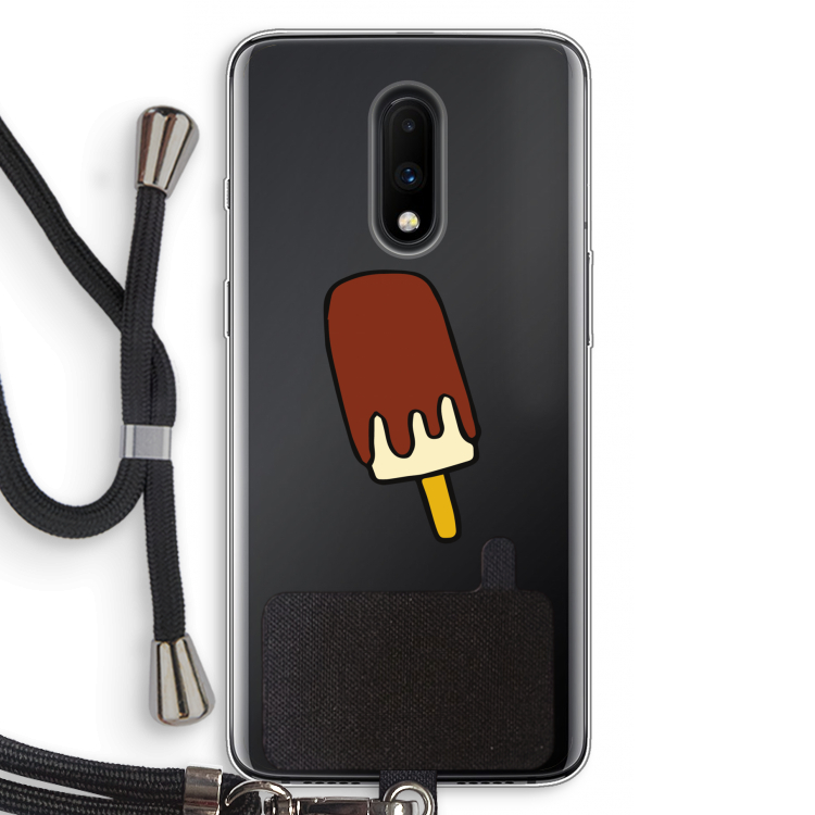 Frisco: OnePlus 7 Transparant Hoesje met koord
