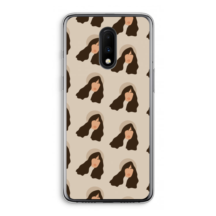 Bonjour mon amour: OnePlus 7 Transparant Hoesje