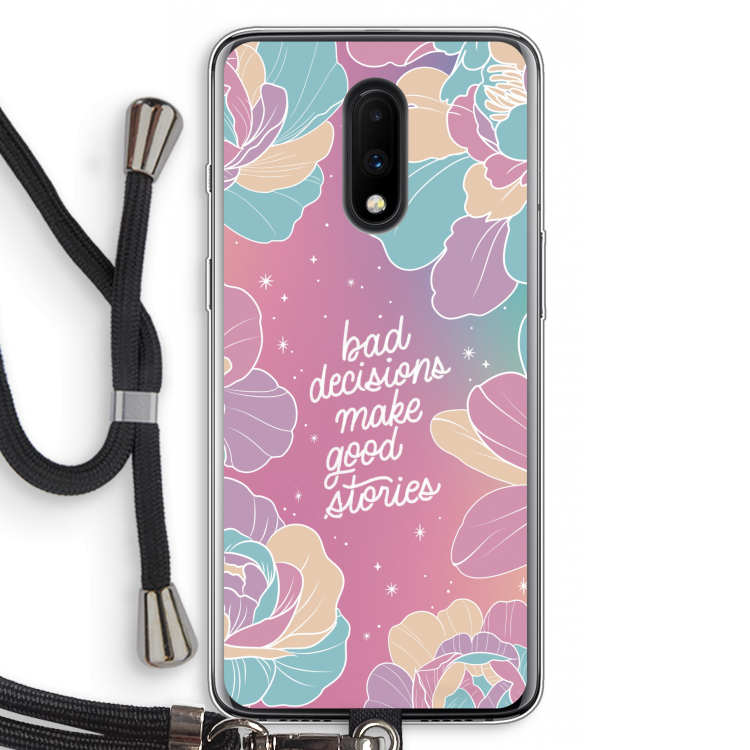 Good stories: OnePlus 7 Transparant Hoesje met koord
