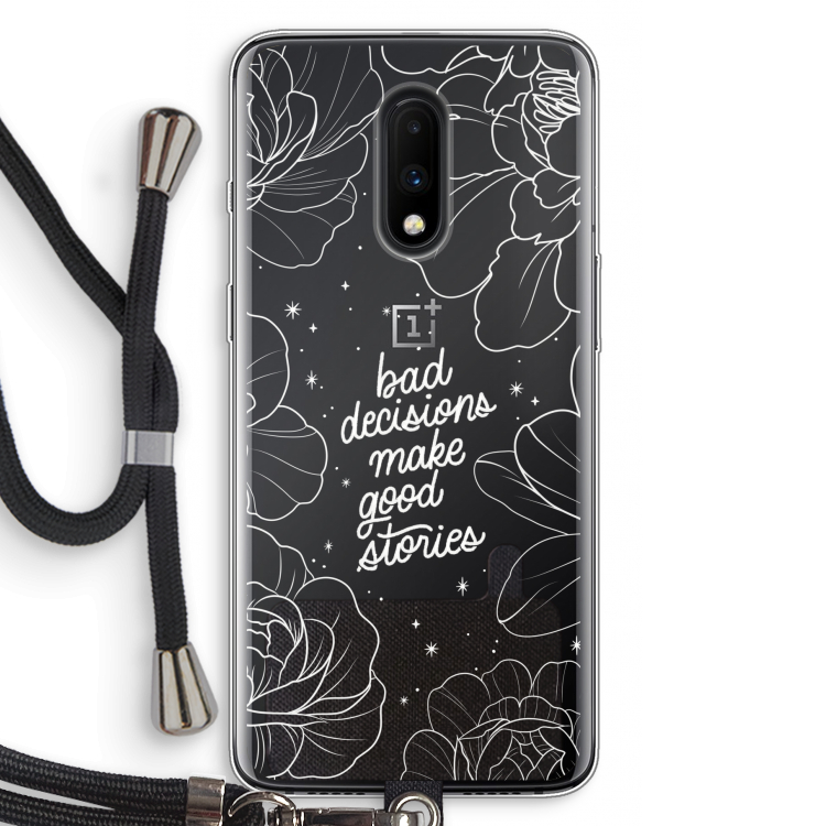 Good stories: OnePlus 7 Transparant Hoesje met koord