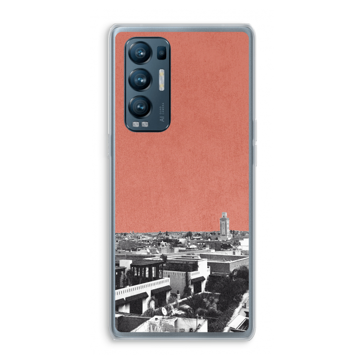 Marrakech Skyline : Oppo Find X3 Neo Transparant Hoesje