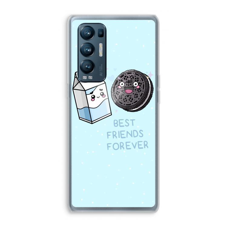 Best Friend Forever: Oppo Find X3 Neo Transparant Hoesje