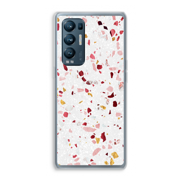Terrazzo N°9: Oppo Find X3 Neo Transparant Hoesje