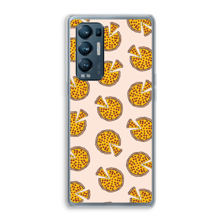 You Had Me At Pizza: Oppo Find X3 Neo Transparant Hoesje
