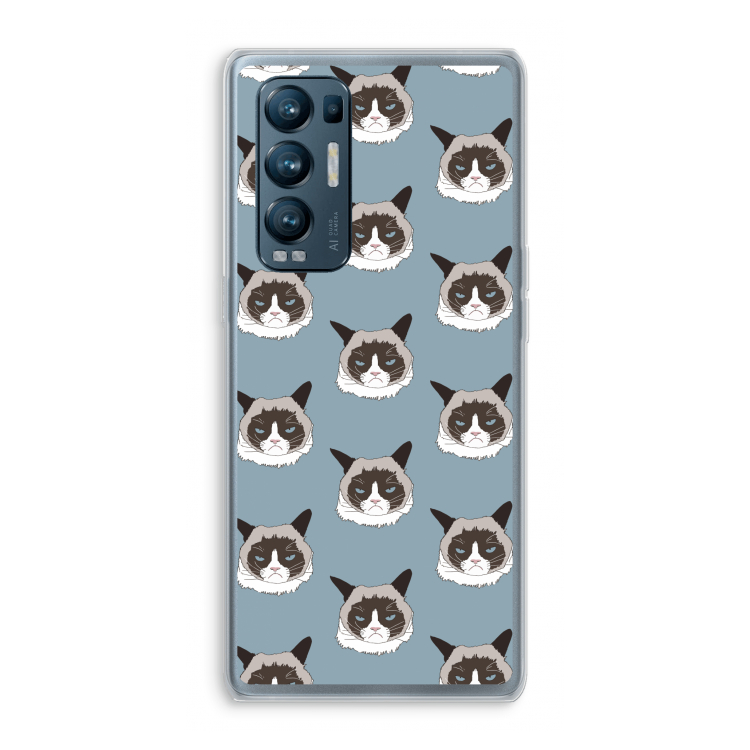 It's a Purrr Case: Oppo Find X3 Neo Transparant Hoesje