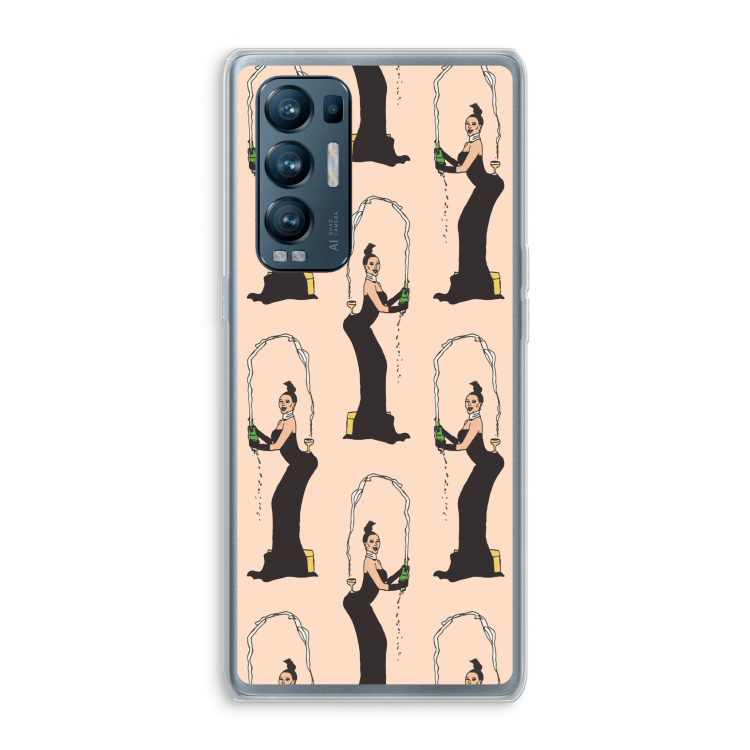 Pop Some Kim: Oppo Find X3 Neo Transparant Hoesje