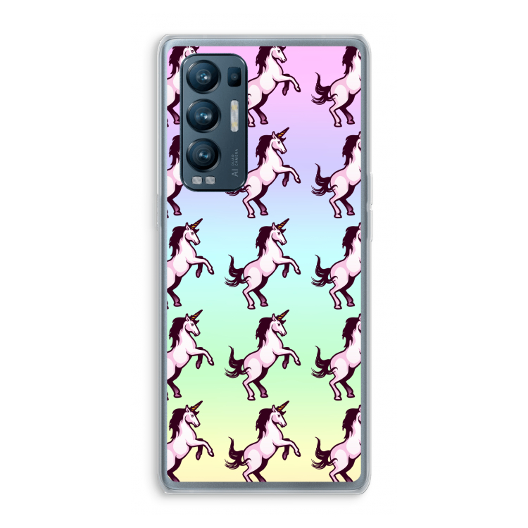 Musketon Unicorn: Oppo Find X3 Neo Transparant Hoesje