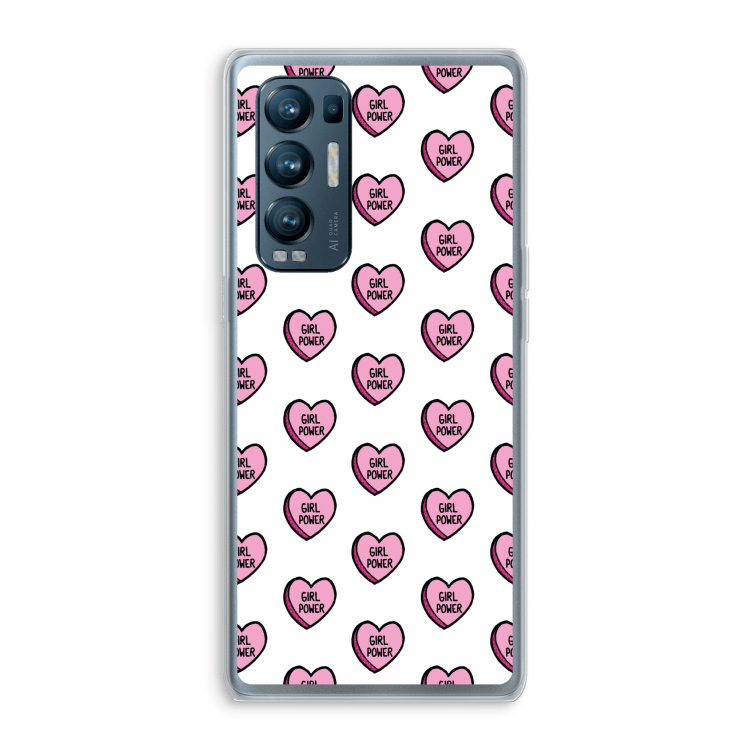 GIRL POWER: Oppo Find X3 Neo Transparant Hoesje