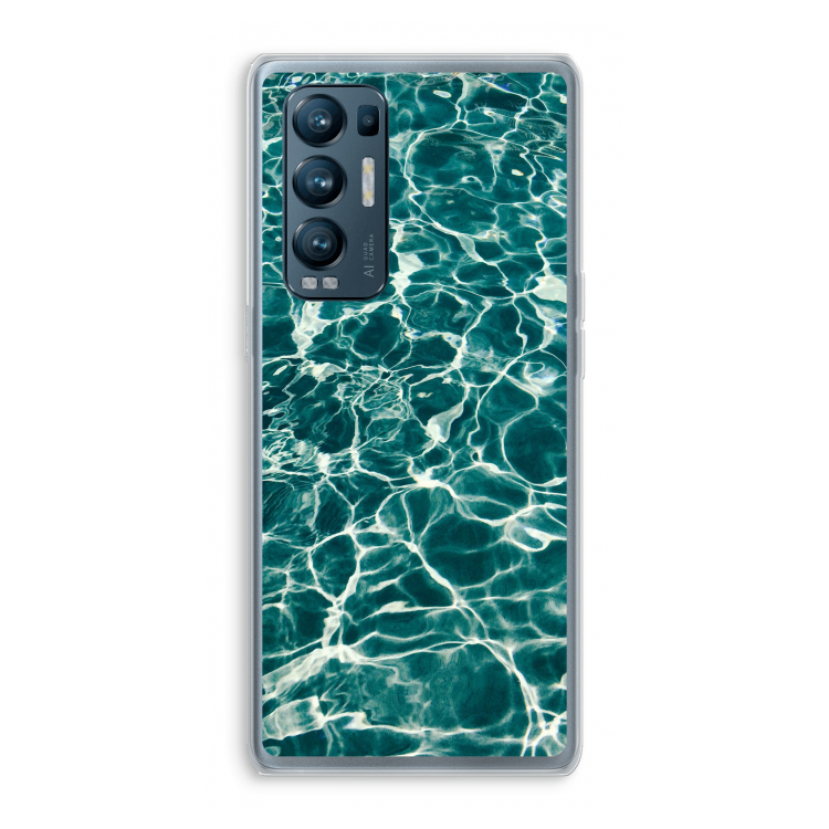 Weerkaatsing water: Oppo Find X3 Neo Transparant Hoesje