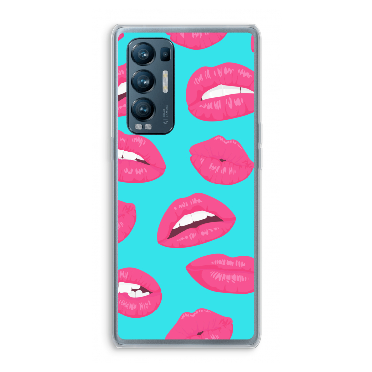 Bite my lip: Oppo Find X3 Neo Transparant Hoesje