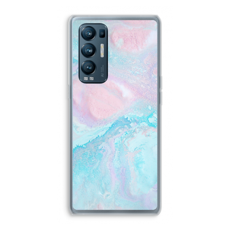 Fantasie pastel: Oppo Find X3 Neo Transparant Hoesje