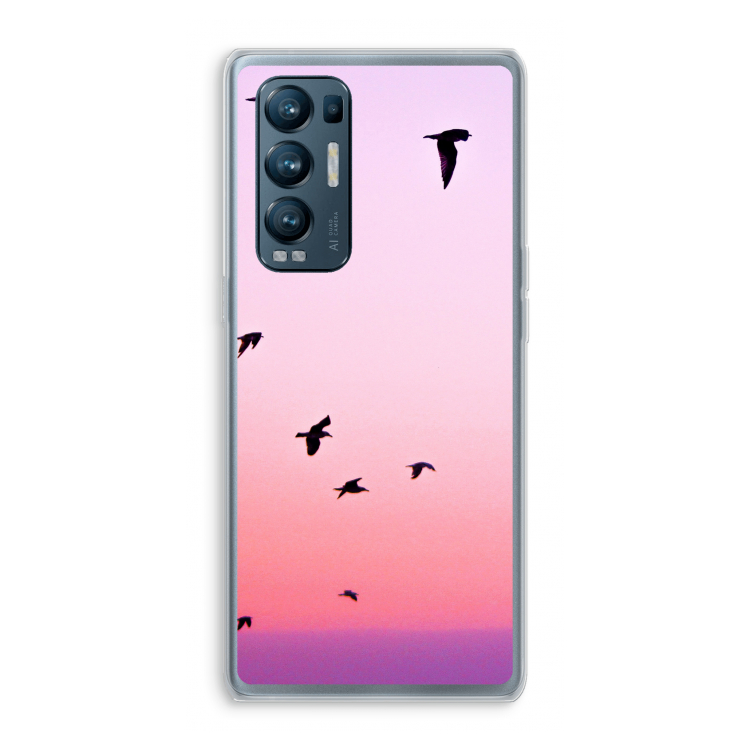 Fly away: Oppo Find X3 Neo Transparant Hoesje