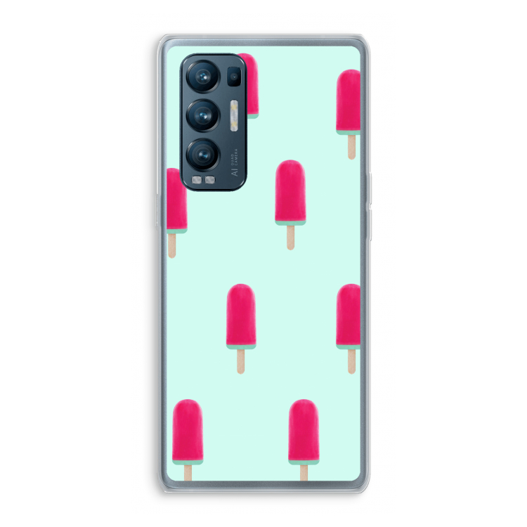 Waterijsje: Oppo Find X3 Neo Transparant Hoesje