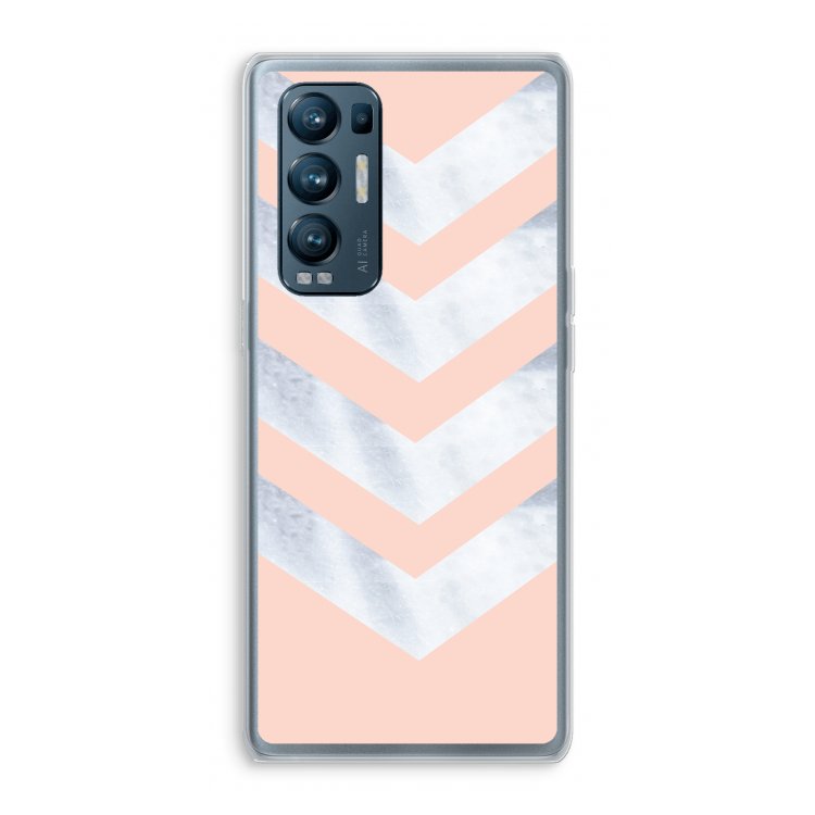 Marmeren pijlen: Oppo Find X3 Neo Transparant Hoesje