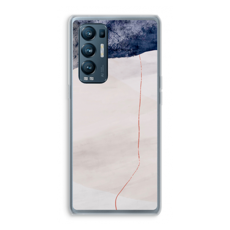 Stone White: Oppo Find X3 Neo Transparant Hoesje