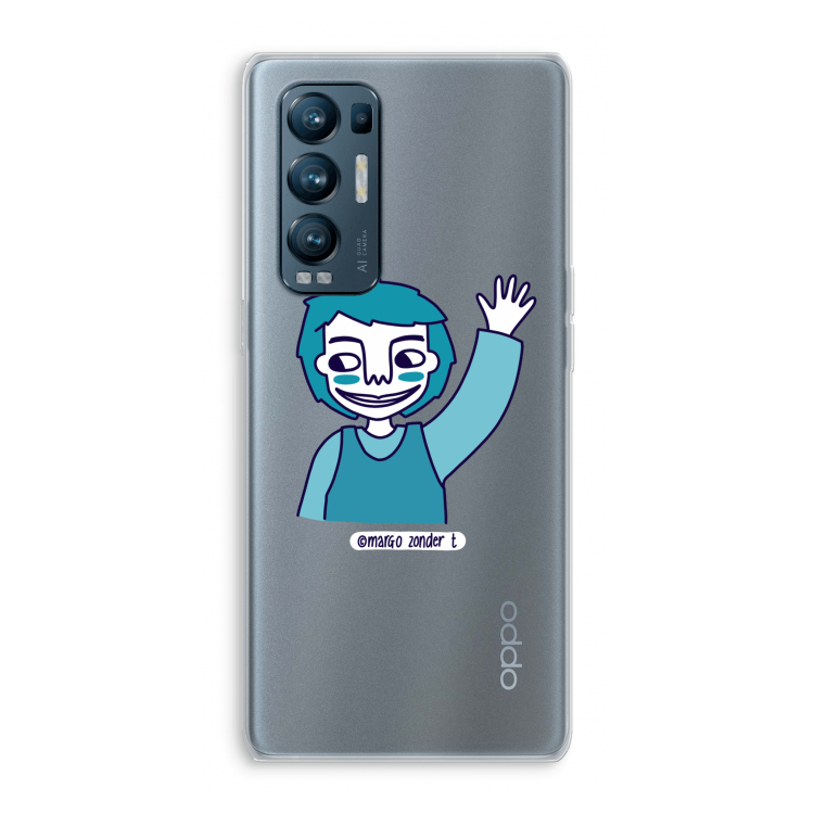 Zwaai: Oppo Find X3 Neo Transparant Hoesje