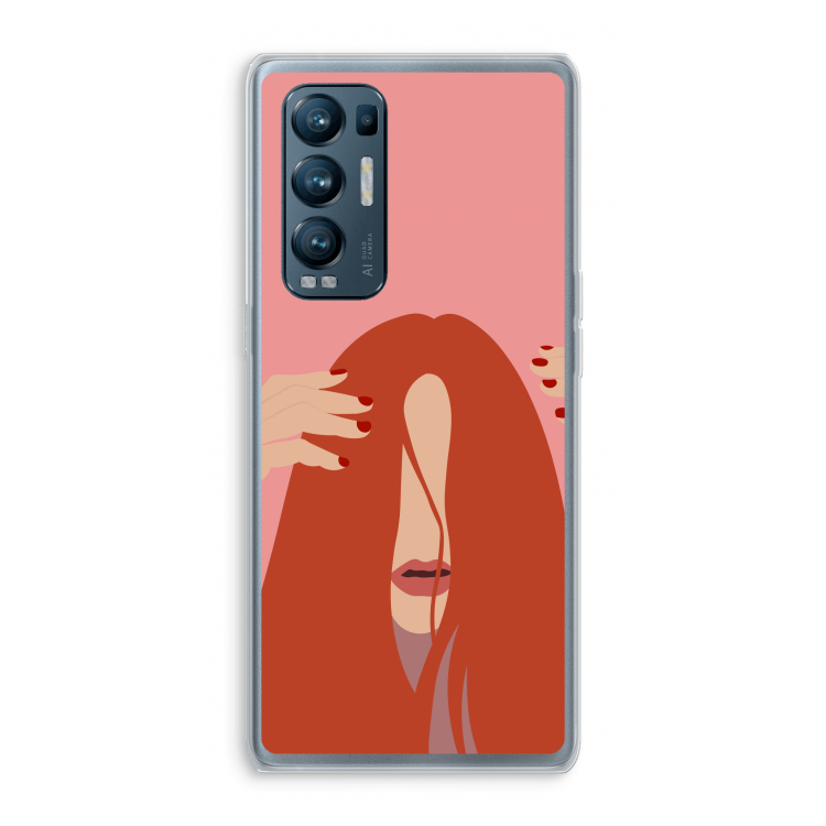 Woke up like this: Oppo Find X3 Neo Transparant Hoesje